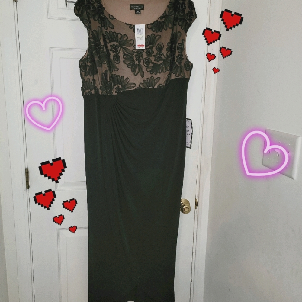 Gorg. Connected Apparel 18W floor length stunner